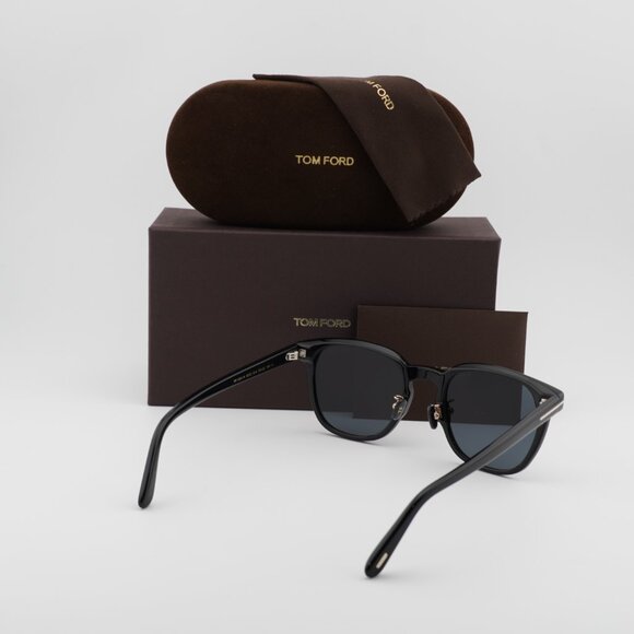 Tom Ford FT1051-K 01A Square Sunglasses - Shiny Black/Smoke - Picture 9 of 9